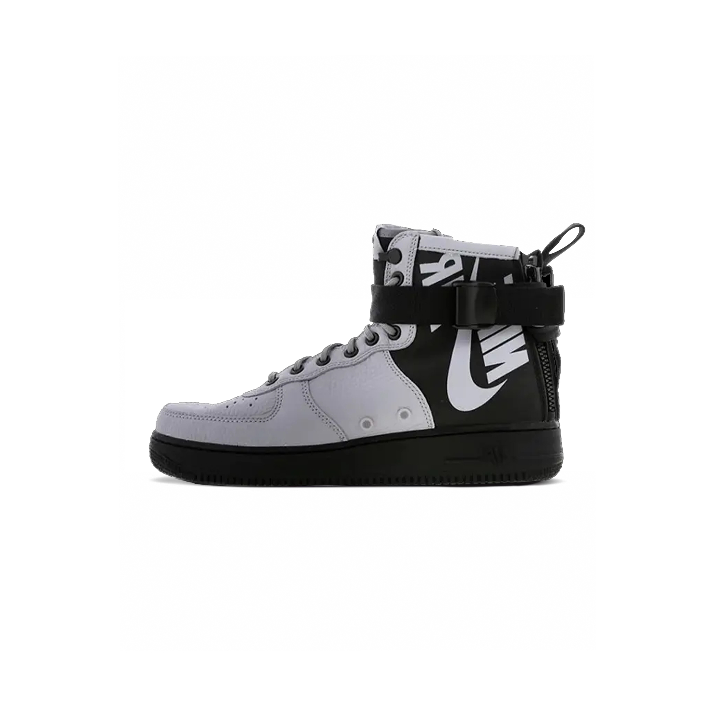 NIKE SF AIR FORCE 1 MID WOLF GREY BLACK 917753-009